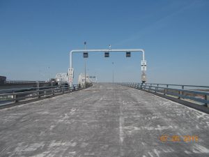 Travaux d’enlèvement de l’asphalte terminés (vers l’ouest)