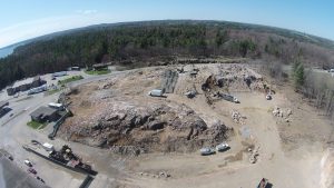 Mise à jour Projet de réfection des installations douanières canadiennes de Lansdowne – Dynamitage du roc / Excavation 2 mai 2015