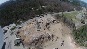 Mise à jour Projet de réfection des installations douanières canadiennes de Lansdowne – Dynamitage du roc / Excavation 2 mai 2015