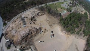 Mise à jour Projet de réfection des installations douanières canadiennes de Lansdowne – Dynamitage du roc / Excavation 2 mai 2015